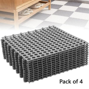 SB Bathroom Anti Slip Tile Mat (Pack of 4)