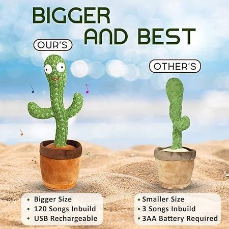 SB LED Musical Dancing & Mimicry Cactus Toy