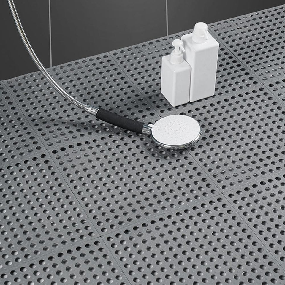 SB Bathroom Anti Slip Tile Mat (Pack of 4)