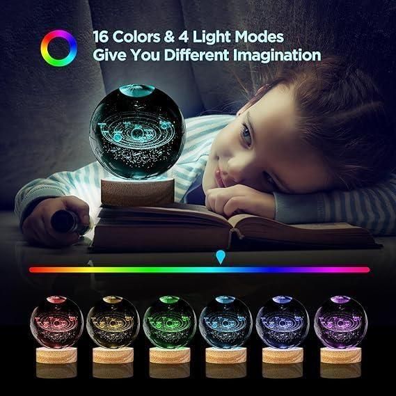 SB 3D Crystal Lamp Ball(Assorted Design)