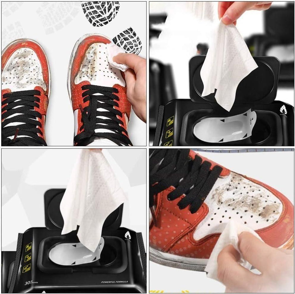 SB Natural Sneaker & Shoe Cleaner Wipes - 1 Packs of 80