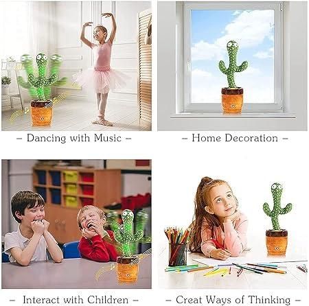 SB LED Musical Dancing & Mimicry Cactus Toy
