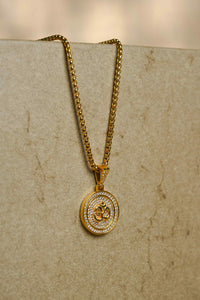 SB Om Symbol Pendant With Chain