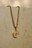 SB Om Symbol Pendant With Chain