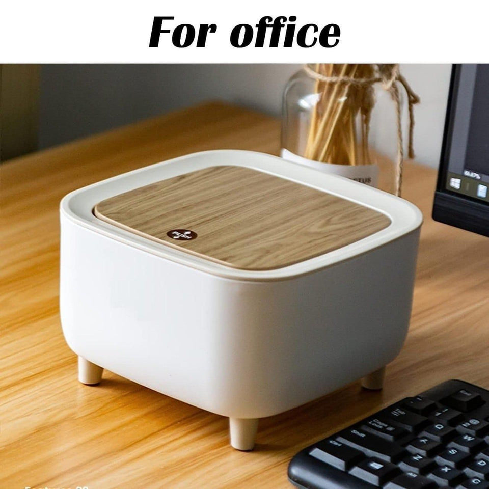 SB Classy Desktop Push Button Trash Bin