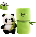 SB Cute Panda Plush with Bamboo