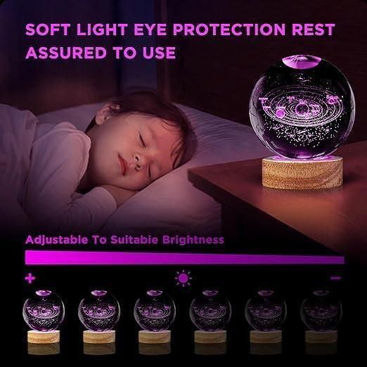 SB 3D Crystal Lamp Ball(Assorted Design)