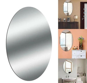 SB Combo of Oval Shape & Square Shape Mirror (Pack of 2)