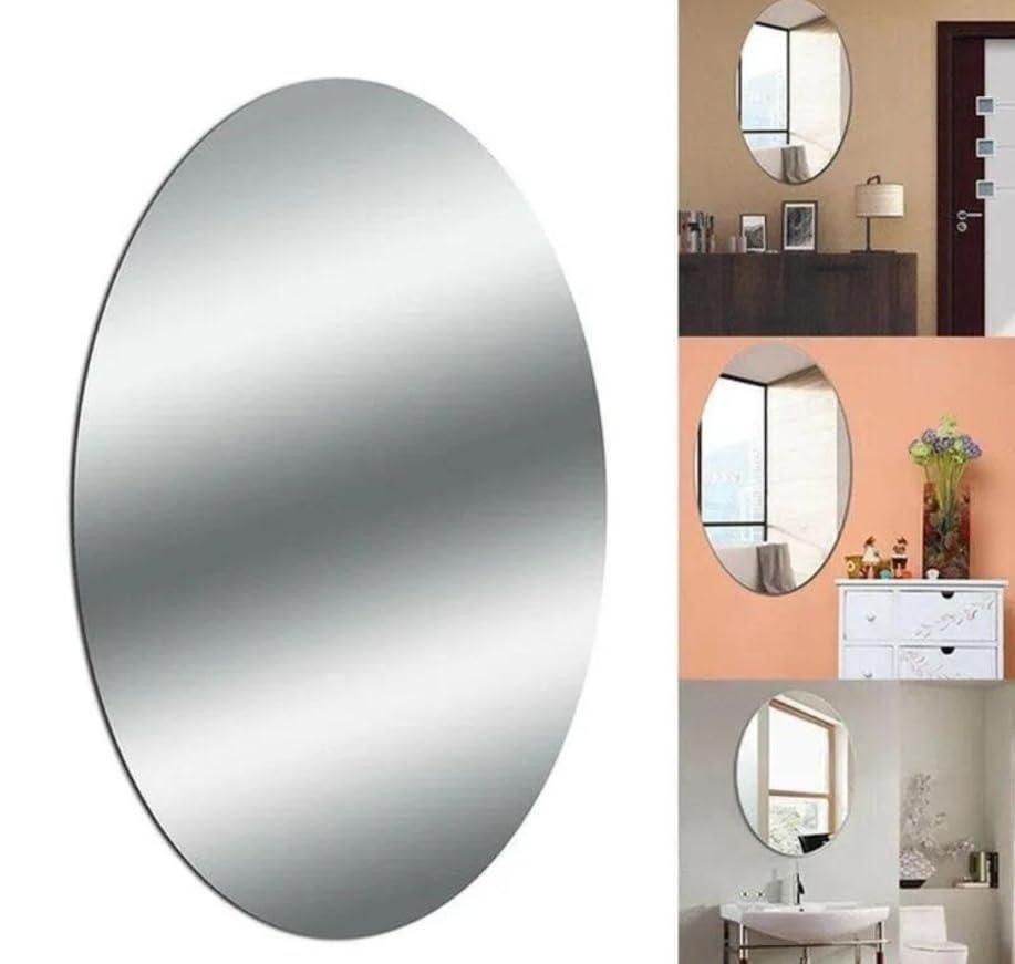 SB Combo of Oval Shape & Square Shape Mirror (Pack of 2)