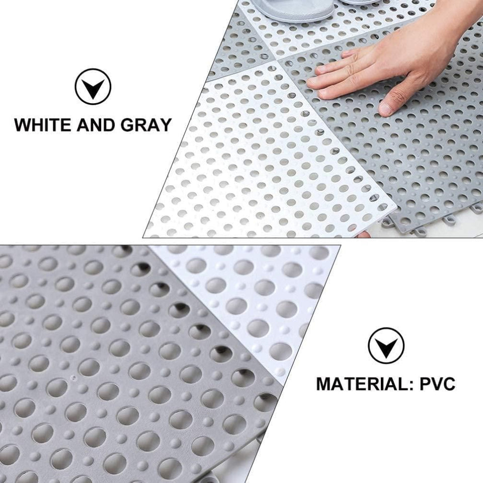 SB Bathroom Anti Slip Tile Mat (Pack of 4)
