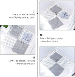 SB Bathroom Anti Slip Tile Mat (Pack of 4)