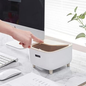 SB Classy Desktop Push Button Trash Bin