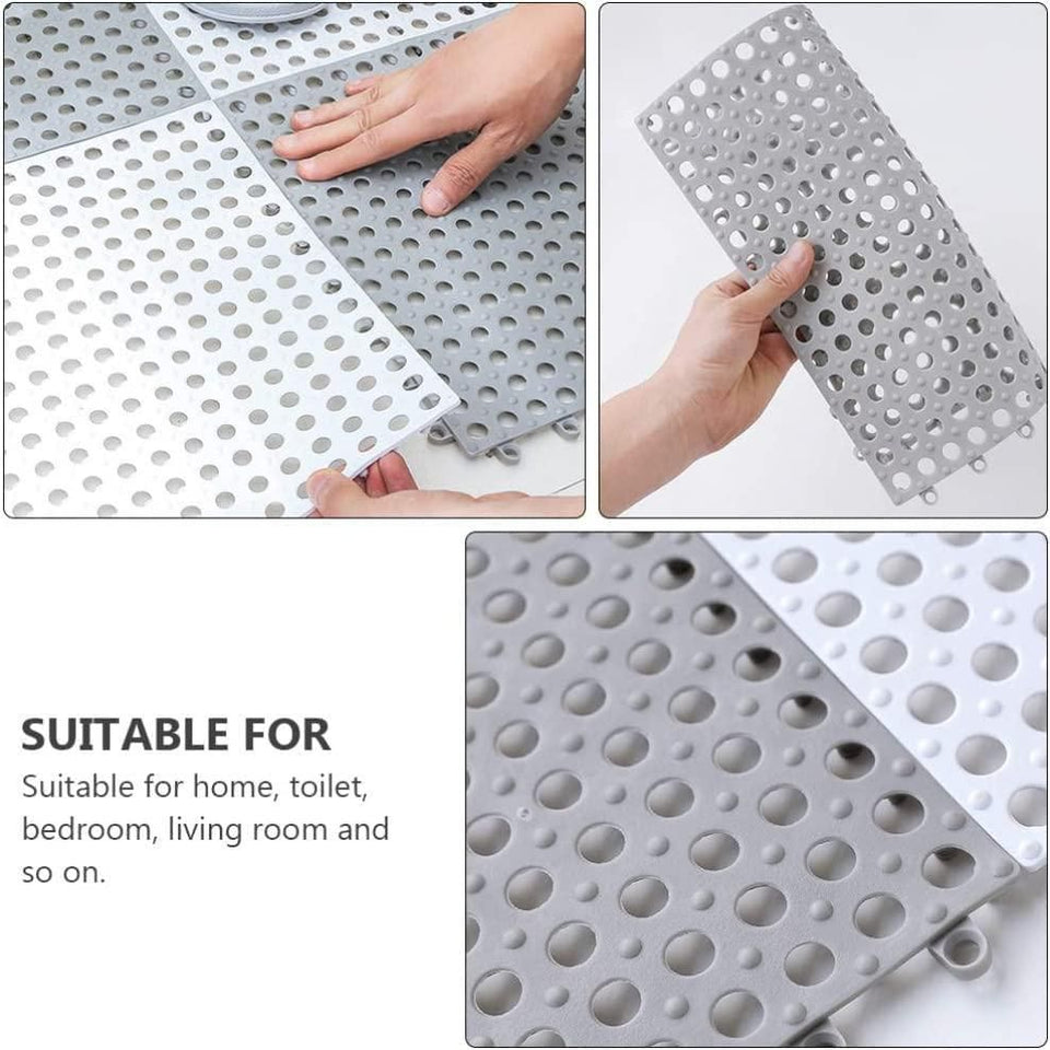 SB Bathroom Anti Slip Tile Mat (Pack of 4)