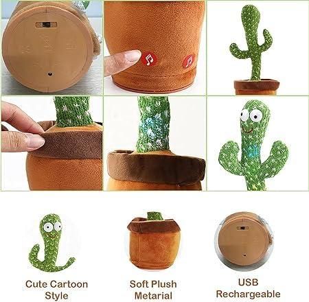 SB LED Musical Dancing & Mimicry Cactus Toy