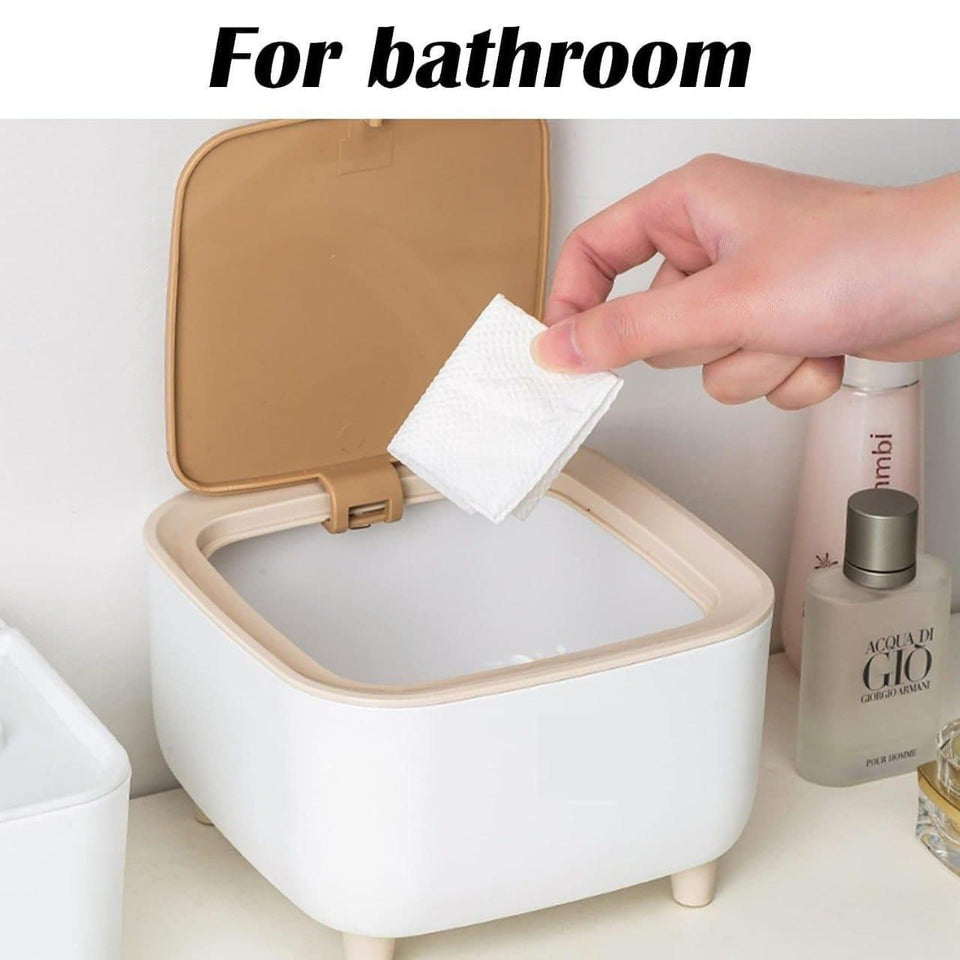SB Classy Desktop Push Button Trash Bin