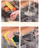 SB Kitchen Sink Drain Basket Triangle Shape Stainless Steel