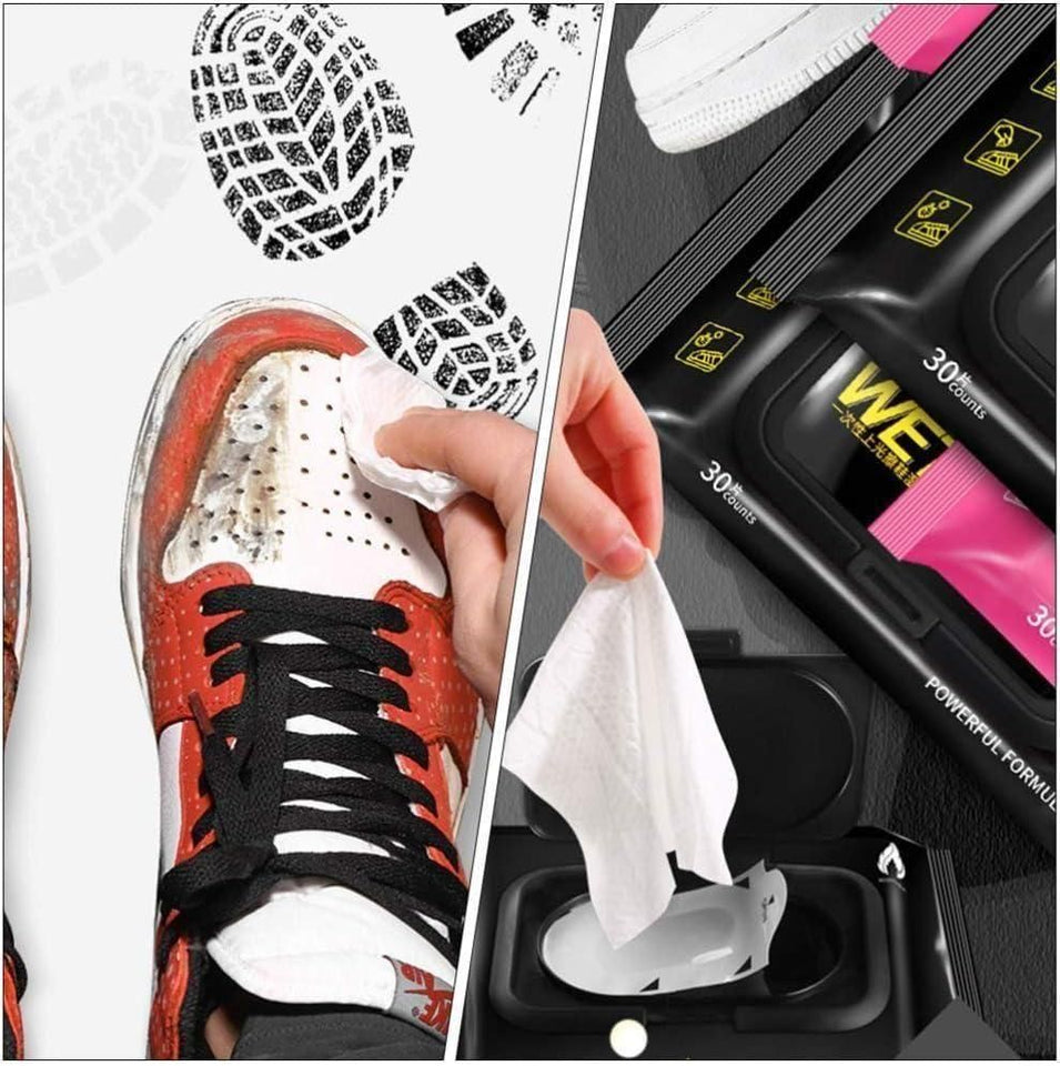 SB Natural Sneaker & Shoe Cleaner Wipes - 1 Packs of 80