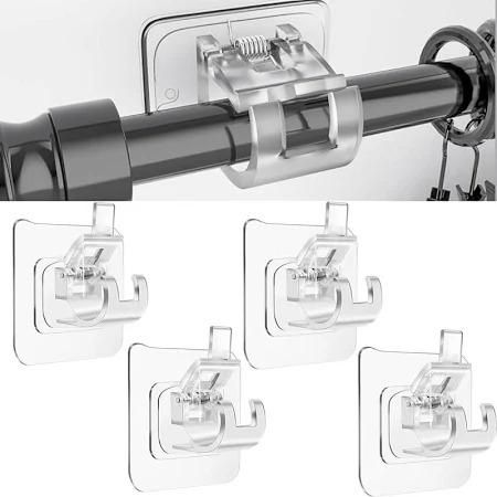 SB Rods Clips Hook Self Adhesive Pack of 6