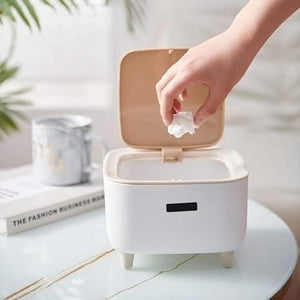 SB Classy Desktop Push Button Trash Bin