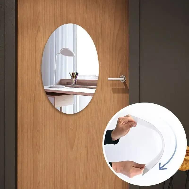 SB Combo of Oval Shape & Square Shape Mirror (Pack of 2)