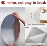 SB Combo of Oval Shape & Square Shape Mirror (Pack of 2)