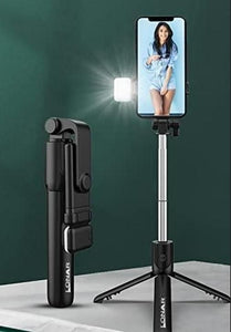 SB Extendable Flash 3-in-1 Selfie Stick Tripod with Bluetooth Remote